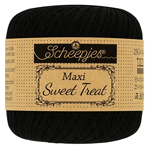 Scheepjes - Scheepjes 110 Schwarz Maxi Sweet Treat Garn - 10x25g Scheepjes - Scheepjes 110 Schwarz Maxi Sweet Treat Garn - 10x25g von Scheepjes