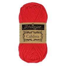 Scheepjes - Scheepjes 115 Heiß Rot Cahlista Garn - 1x50g von Scheepjes