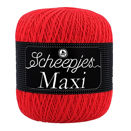 Scheepjes - Scheepjes 115 Heiß Rot Maxi Garn - 10x100g von Scheepjes