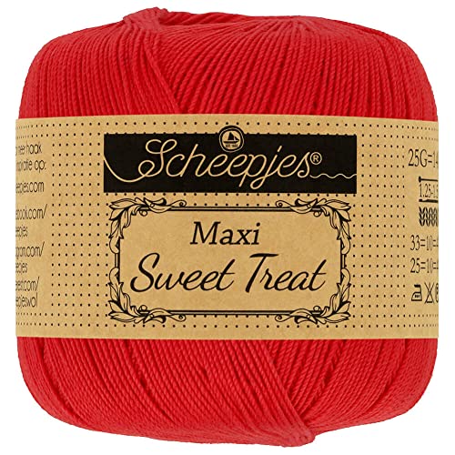 Scheepjes - Scheepjes 115 Heiß Rot Maxi Sweet Treat Garn - 10x25g Scheepjes - Scheepjes 115 Heiß Rot Maxi Sweet Treat Garn - 10x25g von Scheepjes