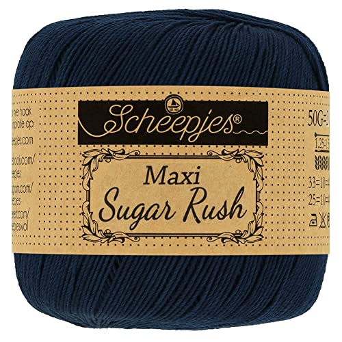 Scheepjes - Scheepjes 124 Ultramarin Maxi Sugar Rush Garn - 10x50g von Scheepjes