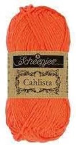 Scheepjes - Scheepjes 189 königlich Orange Cahlista Garn - 1x50g von Scheepjes