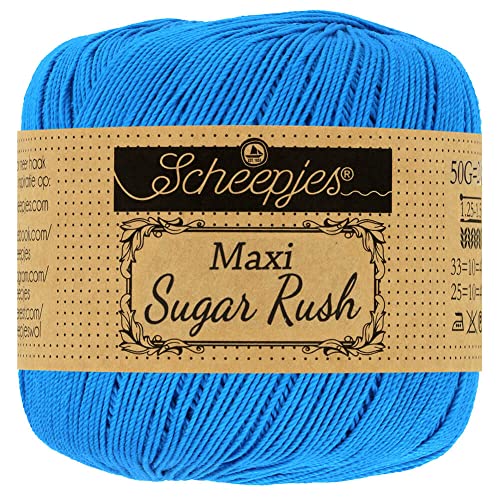Scheepjes - Scheepjes 215 königlich Blau Maxi Sugar Rush Garn - 10x50g von Scheepjes