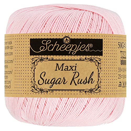 Scheepjes - Scheepjes 238 Pulver Rosa Maxi Sugar Rush Garn - 10x50g von Scheepjes