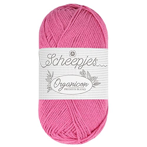 Scheepjes - Scheepjes 248 Rosa Elefant Organicon Garn - 5x50g von Scheepjes