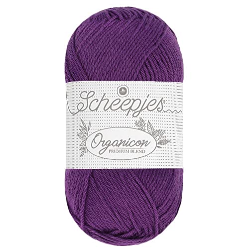 Scheepjes - Scheepjes 257 Perfekt Pflaume Organicon Garn - 1x50g von Scheepjes