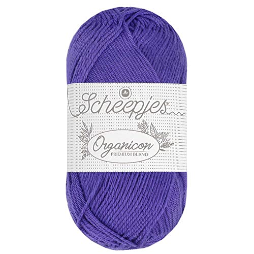 Scheepjes - Scheepjes 258 Violett Organicon Garn - 5x50g von Scheepjes