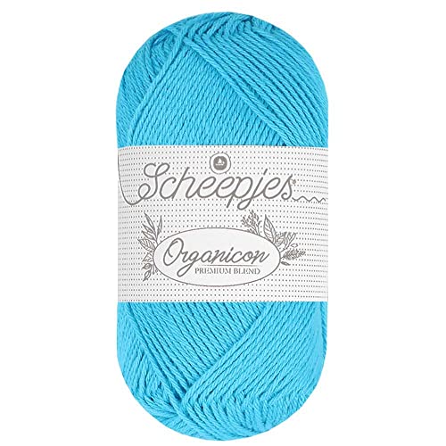 Scheepjes - Scheepjes 268 Schläfrig Cyan Organicon Garn - 1x50g von Scheepjes