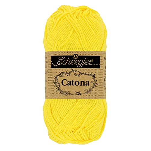 Scheepjes - Scheepjes 280 Zitrone Catona Garn - 10x50g Scheepjes - Scheepjes 280 Zitrone Catona Garn - 10x50g von Scheepjes