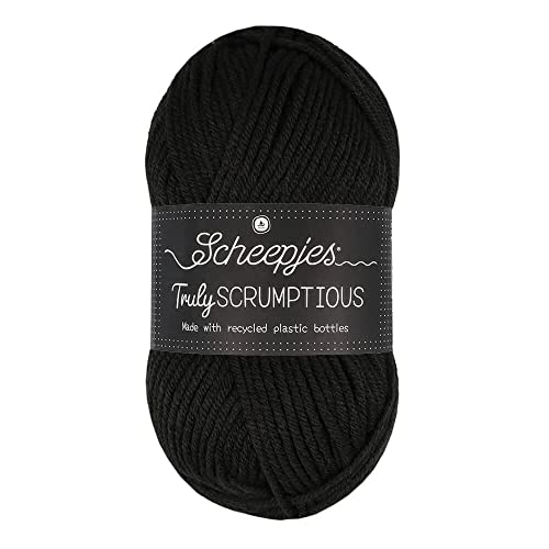 Scheepjes 1739-301 Truly Scrumptious Cotton Yarn, 301 Charcoal Ice Cream, 1x100g von Scheepjes