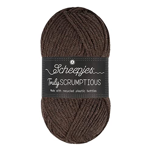 Scheepjes 1739-304 Truly Scrumptious Cotton Yarn, 304 Chocolate Ganache, 1x100g von Scheepjes