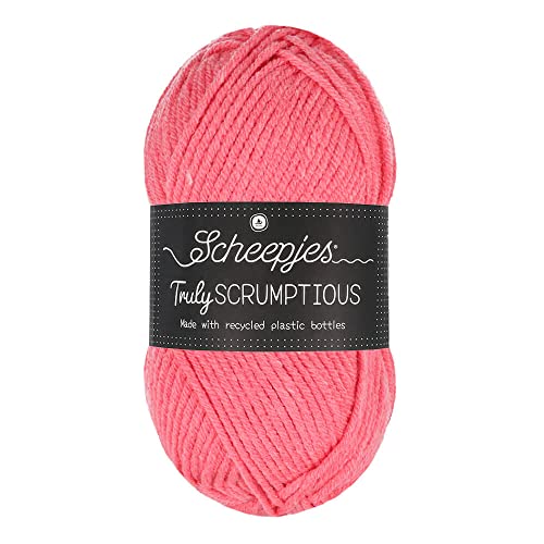 Scheepjes 1739-321 Wirklich lecker Truly Scrumptious Baumwolle Garn, recyceltes Polyester 50% Acryl, 321 Rose Barfi, 1x100g von Scheepjes