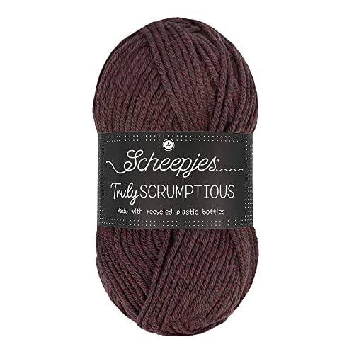 Scheepjes 1739-2 Truly Scrumptious Cotton Yarn, 345 Cherry Bonbon, 5x100g, 5 Count von Scheepjes