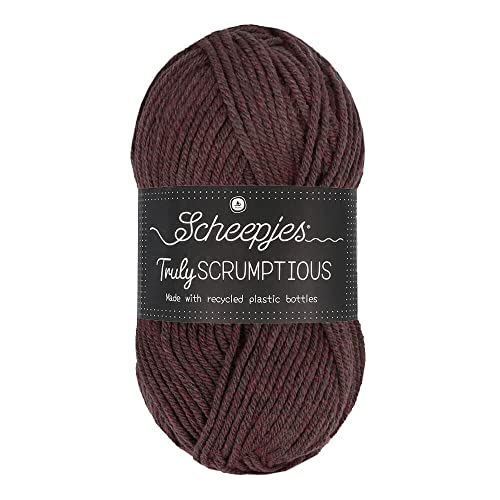 Scheepjes 1739-2 Truly Scrumptious Cotton Yarn, Aus Baumwolle, 345 Cherry Bonbon, 5x100g, 5 Count von Scheepjes