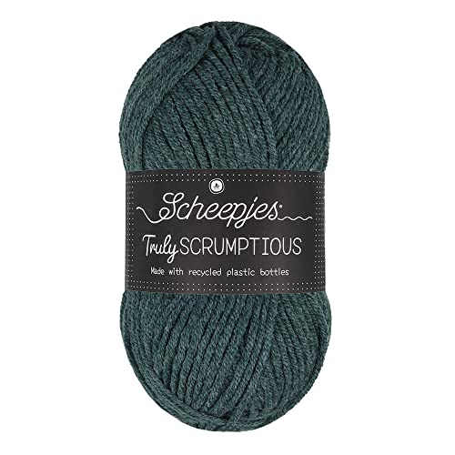 Scheepjes 1739-2 Truly Scrumptious Cotton Yarn, 379 Kale Chocolate Bar, 5x100g, 5 Count von Scheepjes