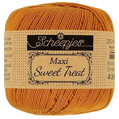 Scheepjes - Scheepjes 383 Ingwer Gold Maxi Sweet Treat Garn - 10x25g von Scheepjes