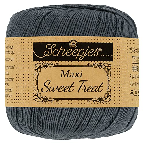 Scheepjes - Scheepjes 393 Holzkohle Maxi Sweet Treat Garn - 10x25g von Scheepjes