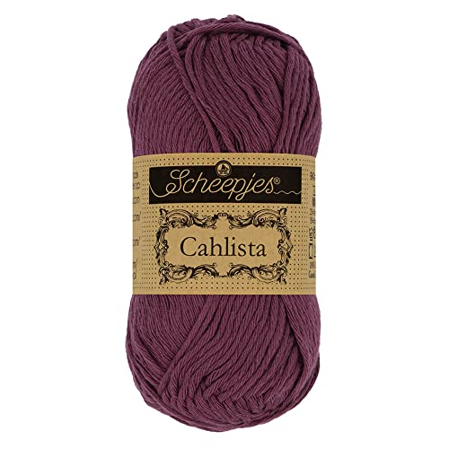 Scheepjes - Scheepjes 394 Schatten Lila Cahlista Garn - 10x50g von Scheepjes