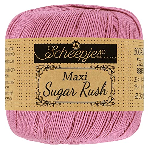 Scheepjes - Scheepjes 398 Kolonial Rose Maxi Sugar Rush Garn - 10x50g von Scheepjes