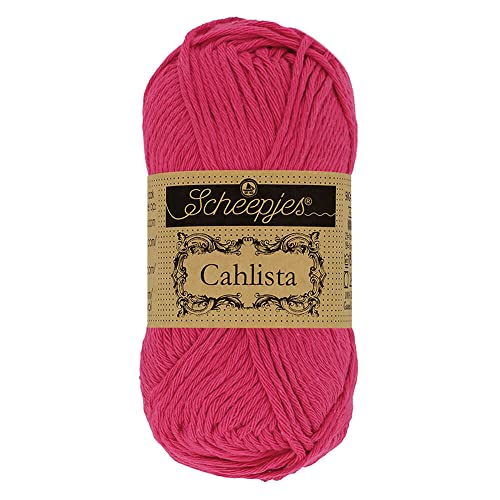 Scheepjes - Scheepjes 413 Kirsche Cahlista Garn - 10x50g von Scheepjes