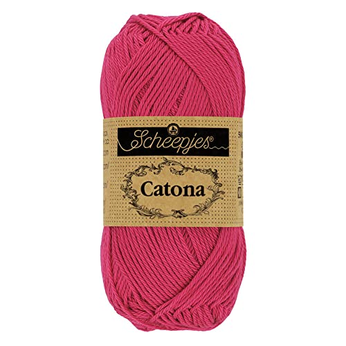 Scheepjes - Scheepjes 413 Kirsche Catona Garn - 10x10g von Scheepjes