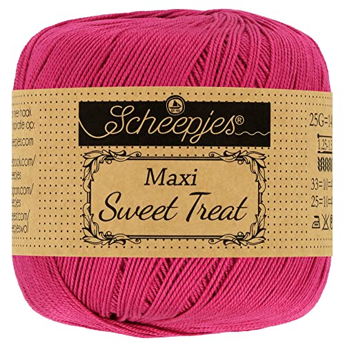 Scheepjes - Scheepjes 413 Kirsche Maxi Sweet Treat Garn - 10x25g von Scheepjes