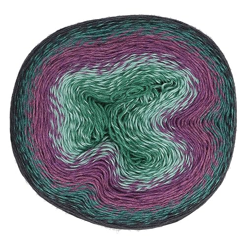 Scheepjes 1713-2 Woolly Whirl Cotton Yarn, Wollmischung Baumwolle, 472 Sugar Sizzle, 3x1000m, 3 Count von Scheepjes