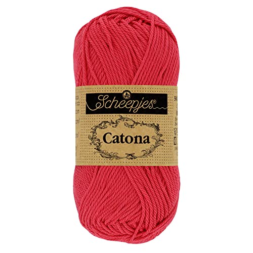 Scheepjes - Scheepjes 516 Süssigkeit Apfel Catona Garn - 10x50g von Scheepjes