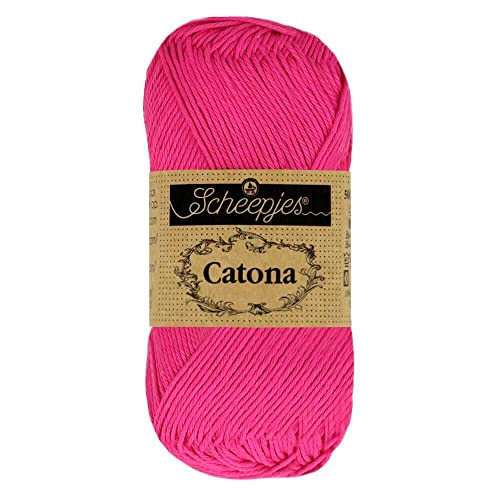Scheepjes - Scheepjes 604 Neon Rosa Catona Garn - 10x10g Scheepjes - Scheepjes 604 Neon Rosa Catona Garn - 10x10g von Scheepjes