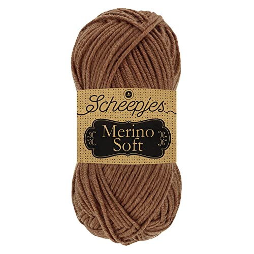 Scheepjes 1679-2 Merino Soft Baumwolle Garn, 607 Braque, 10x50g, 10 Count von Scheepjes