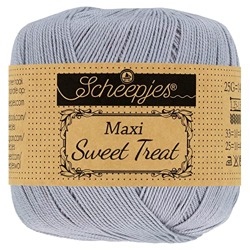 Scheepjes - Scheepjes 618 Silber Maxi Sweet Treat Garn - 10x25g von Scheepjes