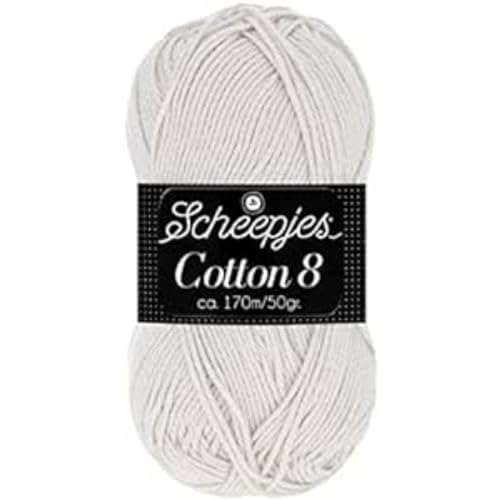 Scheepjes Cotton 8 (700) - Strickgarn/Häkelgarn - 50g Knäuel von StoffHandwerker