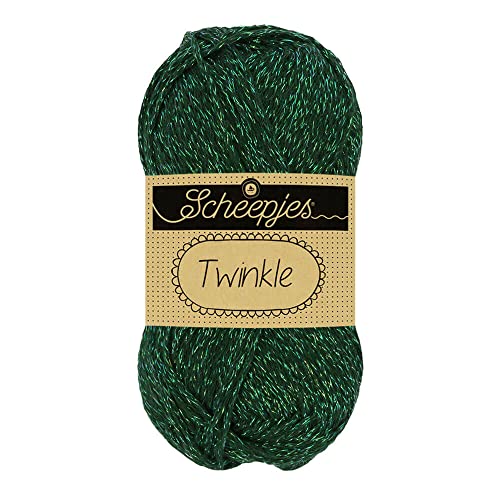 Scheepjes Twinkle 50g - 923 Grüner Glitzer Garn für Stricken und Häkeln Scheepjes Twinkle 50g - 923 Grüner Glitzer Garn für Stricken und Häkeln von Scheepjes