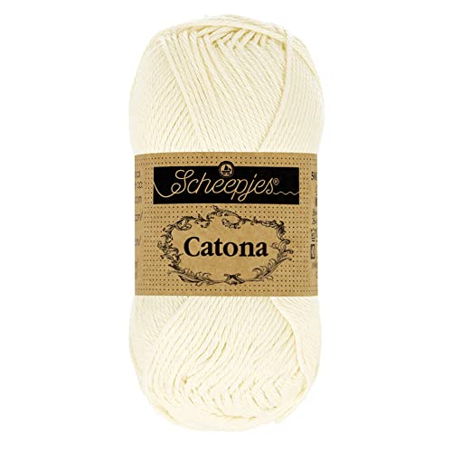 Scheepjes - Scheepjes Catona 130 Old Lace Garn - 1 x 25 g von Scheepjes