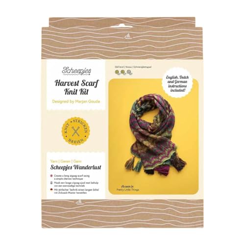 Scheepjes – Scheepjes Harvest Schal-Strickset – 1 Set Scheepjes – Scheepjes Harvest Schal-Strickset – 1 Set von Scheepjes