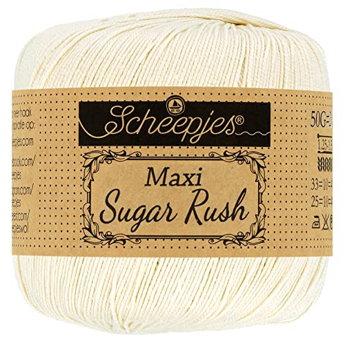 Scheepjes - Scheepjes Maxi Sugar Rush 130 Old Lace Garn - 1x50g von Scheepjes