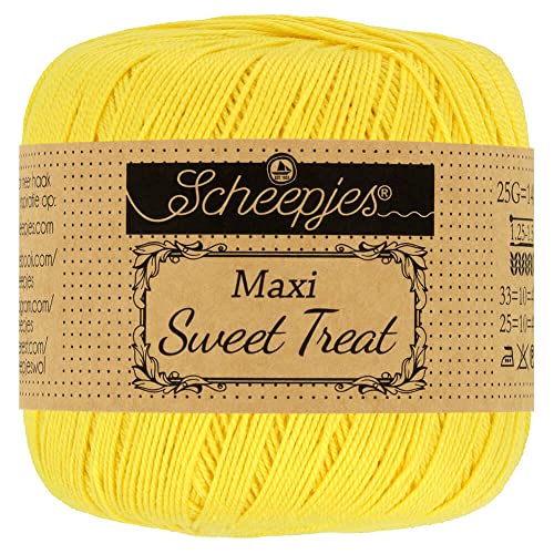 Scheepjes - Scheepjes Maxi Sweet Treat 280 Zitrone Garn - 1x25g von Scheepjes