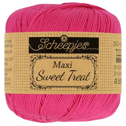 Scheepjes - Scheepjes Maxi Sweet Treat 786 Fuchsie Garn - 1x25g von Scheepjes