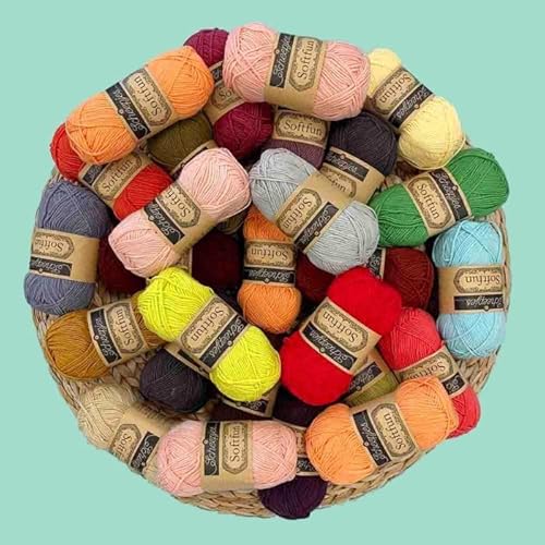 Scheepjes - Scheepjes Softfun 90 Farben Sortiment Garn - 1 Setzen Scheepjes - Scheepjes Softfun 90 Farben Sortiment Garn - 1 Setzen von Scheepjes