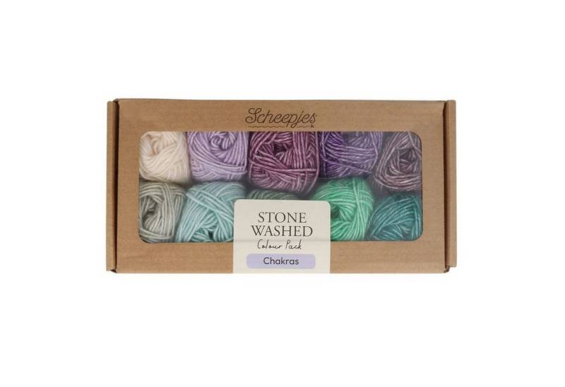 Scheepjes Stone Washed Colour Pack - 10 Knäule Häkelwolle, 65 m von Scheepjes