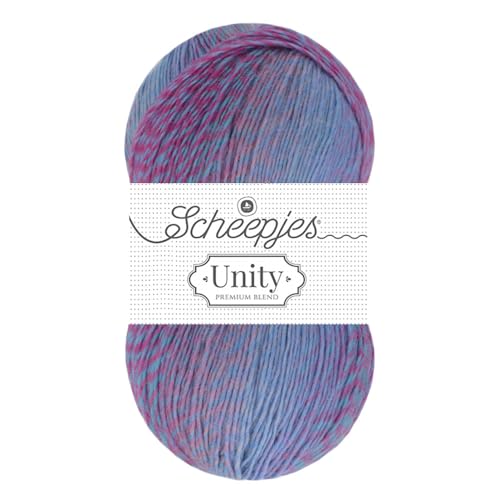 Scheepjes Unity Wolle 100g - 966 Miss Neriss, Superwash Merino und Polyamid, ideal für Stricken und Häkeln Scheepjes Unity Wolle 100g - 966 Miss Neriss, Superwash Merino und Polyamid, ideal für Stricken und Häkeln von Scheepjes