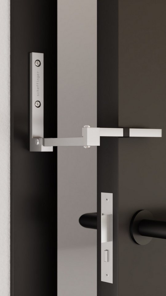 Scheffinger Türriegel Scheffinger Türsicherung V77, zuverlässiger Schutz gegen Einbruch von Scheffinger