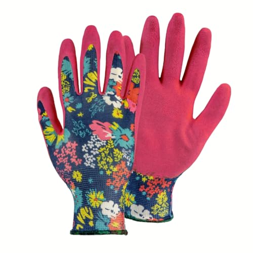 Scheibler Workwear – Gartenhandschuhe Fiona – Handschuhe für Gartenarbeit – Arbeitshandschuhe hochelastisch & griffig – verfügbar in den Größen 7 (Lachs) von Scheibler
