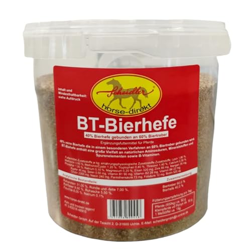 Scheidler horse-direkt 1,2 kg BT-Bierhefe Pferde im Eimer – Ergänzungsfutter für Pferde – inkl. Messlöffel Scheidler horse-direkt 1,2 kg BT-Bierhefe Pferde im Eimer – Ergänzungsfutter für Pferde – inkl. Messlöffel von Scheidler horse-direkt