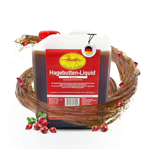 Scheidler horse-direkt Hagebutten Liquid für Pferde 2500ml Hochdosiert – Natürlicher Vitamin C Booster aus Hagebuttensud – Hohe Bioverfügbarkeit – Alternative zu Hagebutten ganz & getrocknet Scheidler horse-direkt Hagebutten Liquid für Pferde 2500ml Hochdosiert – Natürlicher Vitamin C Booster aus Hagebuttensud – Hohe Bioverfügbarkeit – Alternative zu Hagebutten ganz & getrocknet von Scheidler horse-direkt