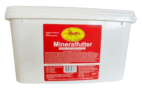 Scheidler horse-direkt Mineralfutter für Pferde - Ergänzungsfuttermittel - im 4 kg Eimer - inkl. Messlöffel zur täglichen optimalen Versorgung mit Mineralien und Vitaminen Scheidler horse-direkt Mineralfutter für Pferde - Ergänzungsfuttermittel - im 4 kg Eimer - inkl. Messlöffel zur täglichen optimalen Versorgung mit Mineralien und Vitaminen von Scheidler horse-direkt