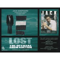 Lost Serie - Original Costume Card Prop Von Matthew Fox Als Jack Shephard- Auf Weltweit 99 Stück Limitierte Sammleredition Tv Show von ScheinbardesignShop
