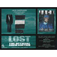 Lost Serie - Original Costume Card Prop Von Matthew Fox Als Jack Shephard- Auf Weltweit 99 Stück Limitierte Sammleredition Tv Show von ScheinbardesignShop
