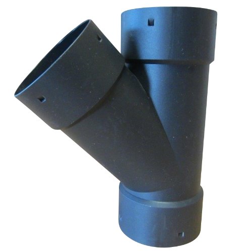 Scheiter KG - Drainagefitting Y-Stück, Schwarz, PVC, DN100, Small, Metrisch Parallel, Fitting, Drainagefitting von Scheiter KG