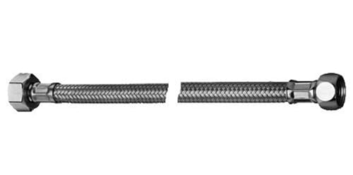 SCHELL 102210699 Armaturenanschluss , Anschlussschlauch flexibel, Clean-Fix S , Schlauch mit Edelstahl Drahtumflechtung, Überwurfmutter, 1x3,8“IG, 1x1,2"IG, Dichtungen vormontiert , Länge 500mm, Chrom SCHELL 102210699 Armaturenanschluss , Anschlussschlauch flexibel, Clean-Fix S , Schlauch mit Edelstahl Drahtumflechtung, Überwurfmutter, 1x3,8“IG, 1x1,2"IG, Dichtungen vormontiert , Länge 500mm, Chrom von Schell